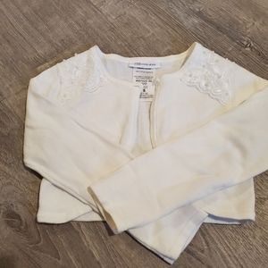 Bonnie Jean Girl's Cropped Cardigan - Size 5